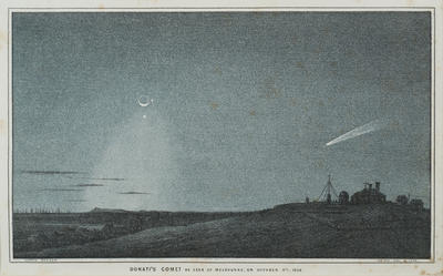 Donati's Comet as seen at Melbourne, on October 11th, 1858