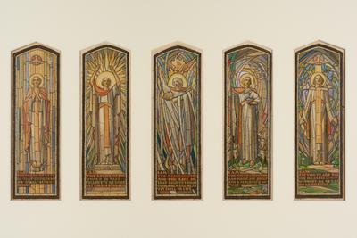 Design for Stained Glass Windows, St. James Church, Ivanhoe.