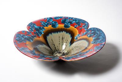 Flared bowl, floral series